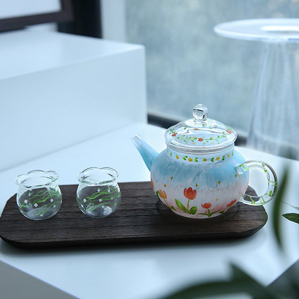 Retro Glass Teapot Set from Apollo Box