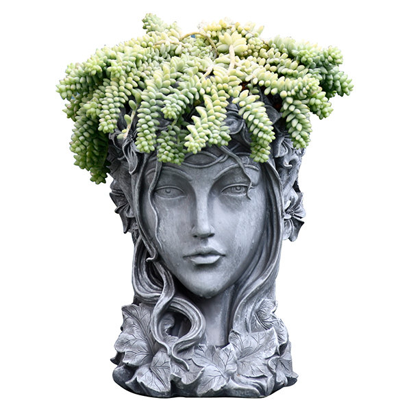 Lady Planter - Resin - Gray - ApolloBox