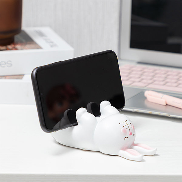 Ceramic Panda Piggy Bank Cell Phone Stand Holder