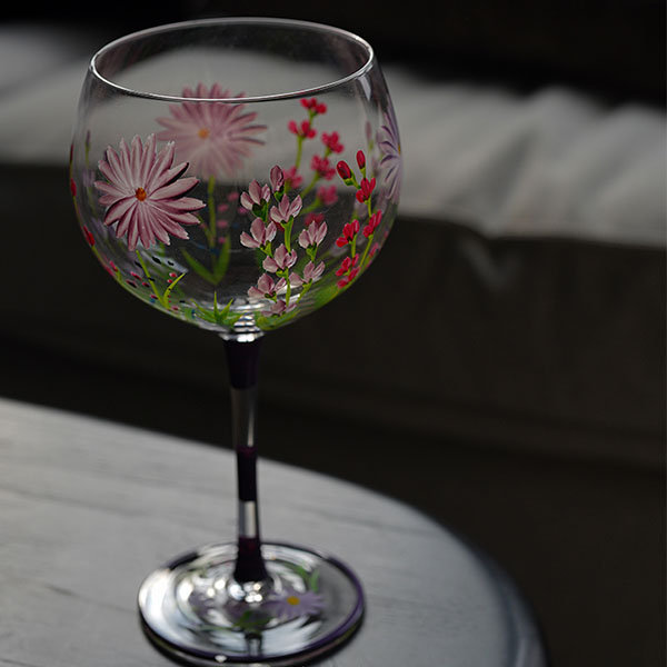 Garden Drinking Glass - 5 Patterns - Pretty Design from Apollo Box