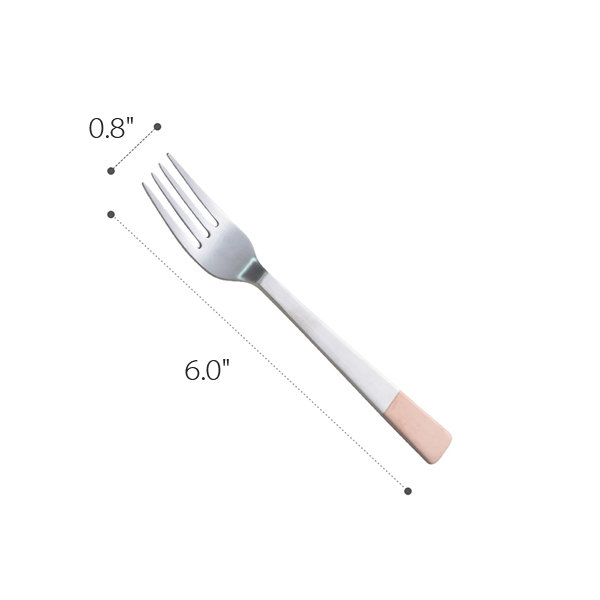 My 1st Spoon + Fork  CORAL PINK – Pippeta