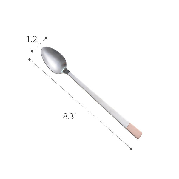 My 1st Spoon + Fork  CORAL PINK – Pippeta