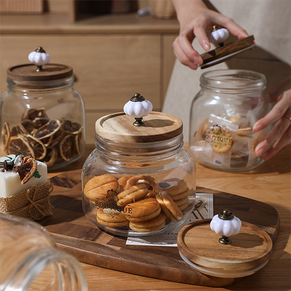 Decorative Glass Storage Jar - ApolloBox