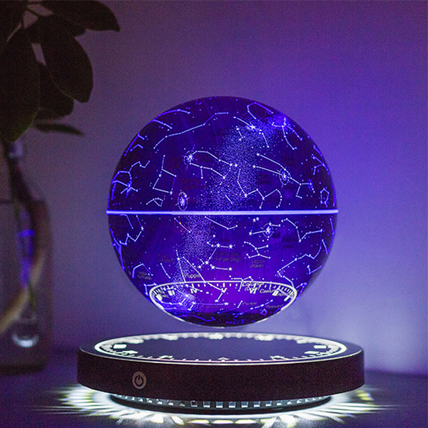 Premium Photo  Levitating Halo Sphere floating magnet on a