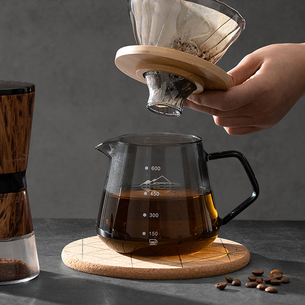 Pour Over Coffee Set - Glass - Stainless Steel - ApolloBox