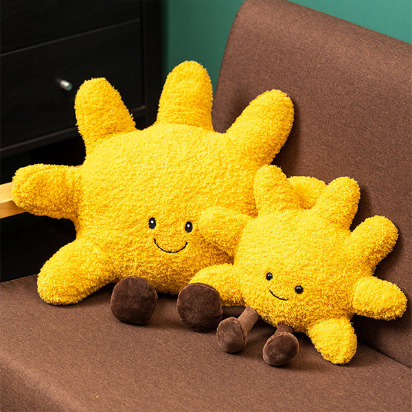 Cartoon Sun Stuffed Toy - Polyester - 2 Sizes