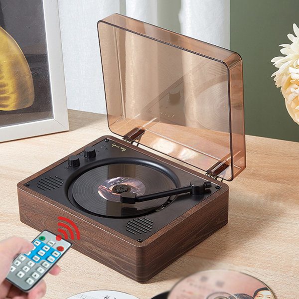 Retro CD Player - Wood - Walnut - Cherry - White - ApolloBox