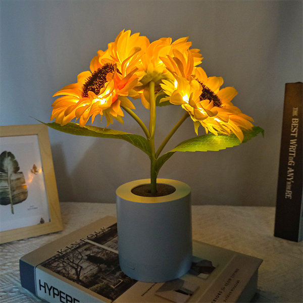 Sunflower Inspired Night Light - USB - 2 Patterns