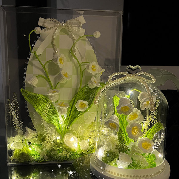 Lily Of The Valley Night Light - Glass - 2 Sizes from Apollo Box