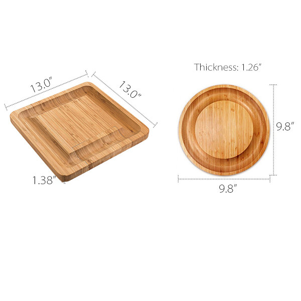 Pull Out Amber Bamboo Cutting Board - 3/4 Inch Thick - Cutting