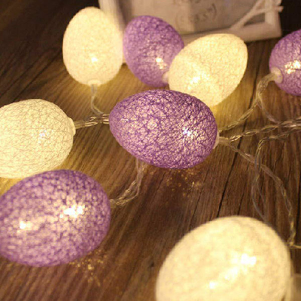 Easter Egg String Light - Cotton - 2 Patterns - ApolloBox