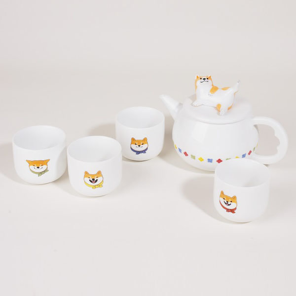 Cutest Dual Use Shiba Inu Love Ceramic Cup Set