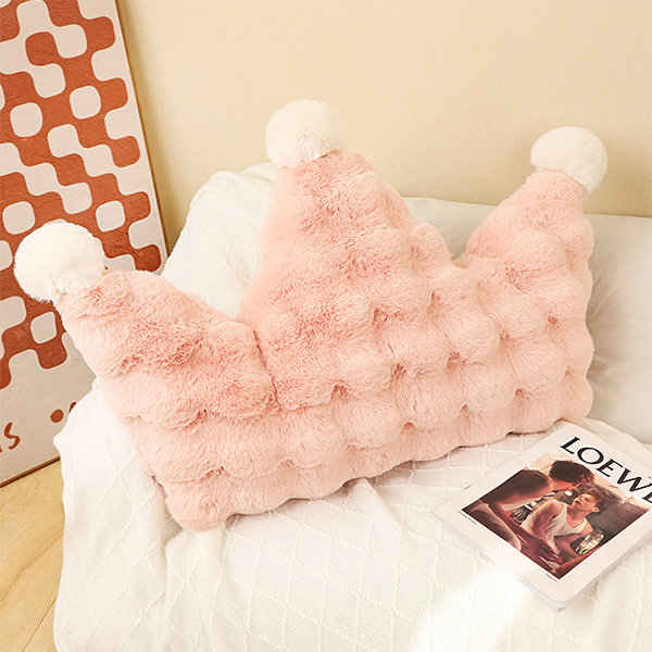 Plush pink outlet pillows