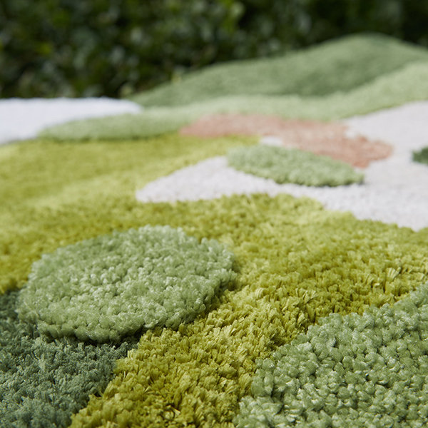 Moss Inspired Rug - Wool - Blended Fiber from Apollo Box