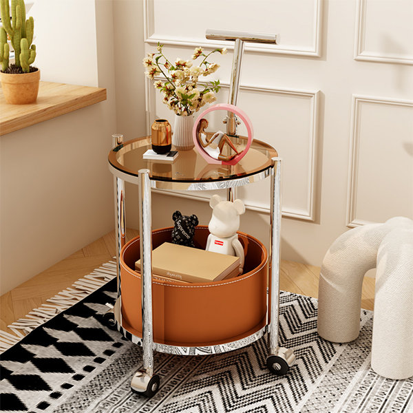 Shipping Container Themed Side Table - Iron - Large Capacity from Apollo Box