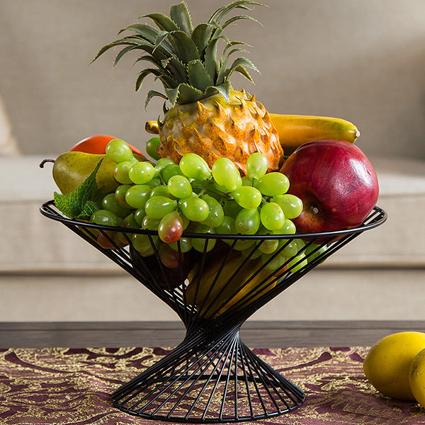 Creative Fruit Basket - Iron - Golden - Black - 4 Colors