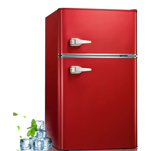 Compact Refrigerator with Freezer - Red - Green - Black from Apollo Box