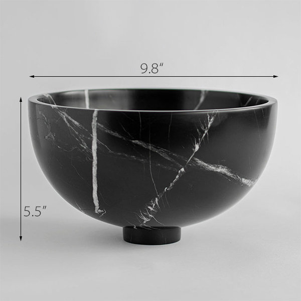 Marble Fruit Plate - Short - Tall