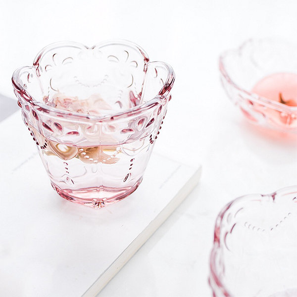 Cherry Blossom Cup - Glass - Pink - Transparent - 3 Colors - ApolloBox