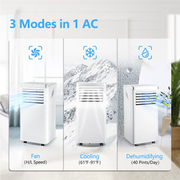 3 in 1 Portable Air Conditioner - 2 Patterns - ApolloBox