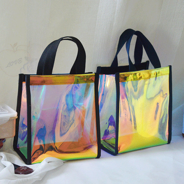 Bento Tote Bag - Black - Blue - ApolloBox