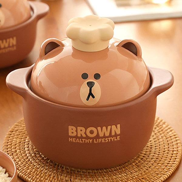 Small Bear Ceramic Stew Pot - 2 Sizes - ApolloBox