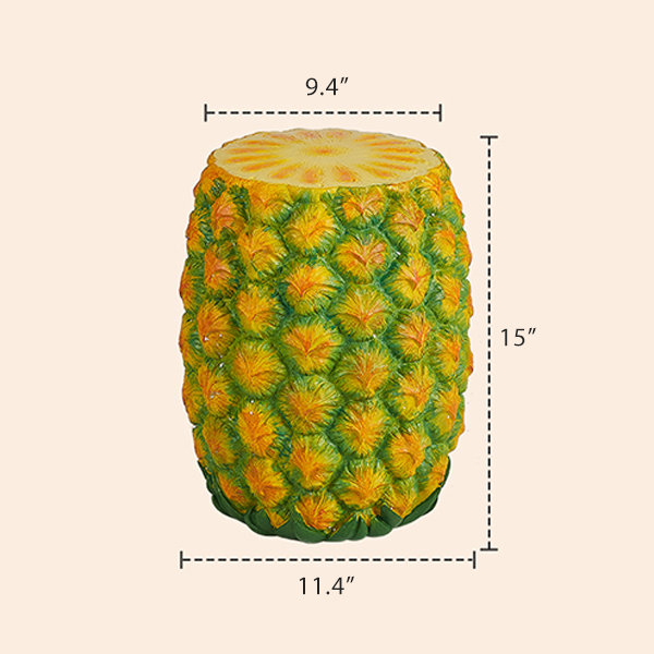 Creative Stool - Resin - Tires - Pineapple - Ice Cream