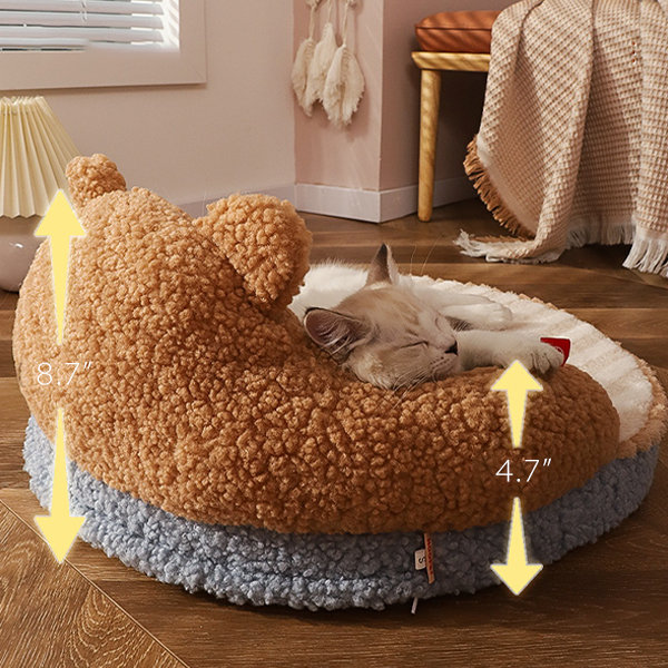 Cat head clearance shaped cat bed