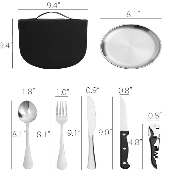 Modern Black Flatware from Apollo Box