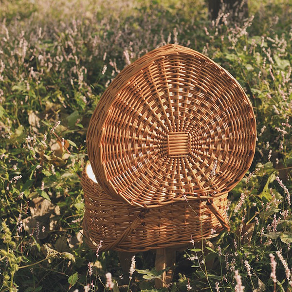 Woven Picnic Basket - Portable Storage - 2 Sizes Available - ApolloBox