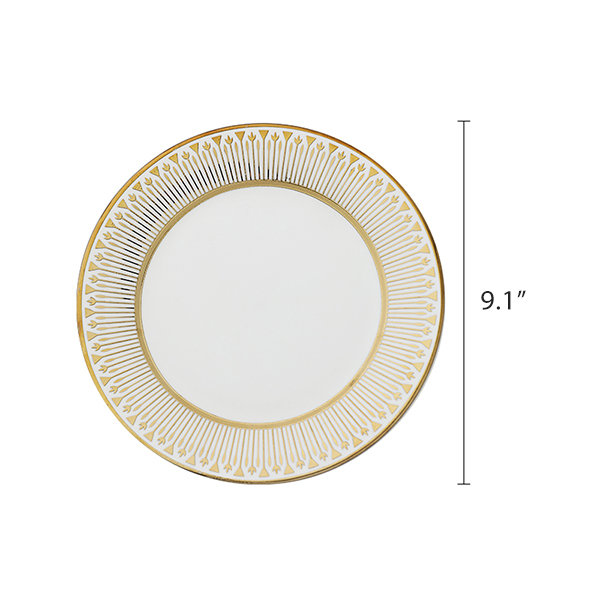 Light Luxury European Style Plate - Ceramic - 2 Patterns - 2 Sizes image