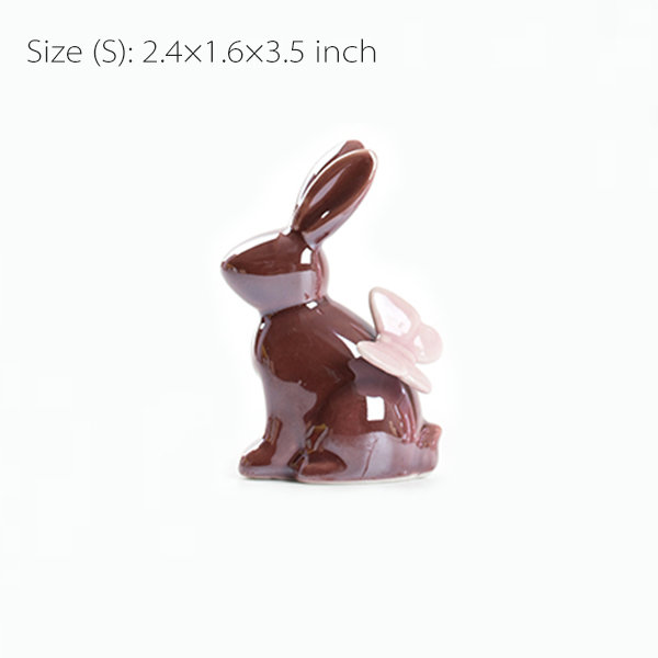 White Rabbit Candy Jar - Glass - Ceramic - Silicone - 3 Sizes