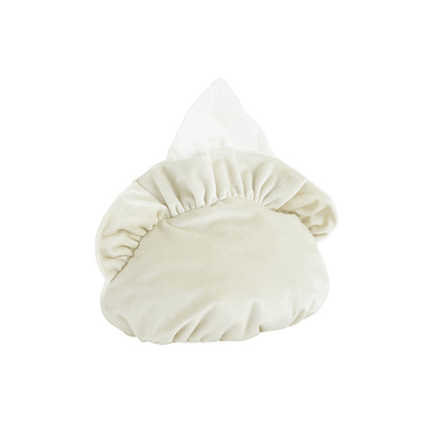 Dumpling Tissue Box - Polyester - Golden - White - ApolloBox