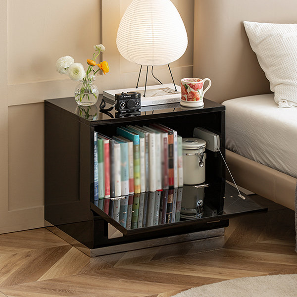 Modern Book Shelf - Sturdy Rubberwood -360 Degree Rotation - 6 Styles -  ApolloBox