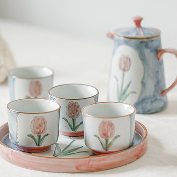 Tulip Dual-Wall Glass Tea Cup - Taiwan Tea Crafts