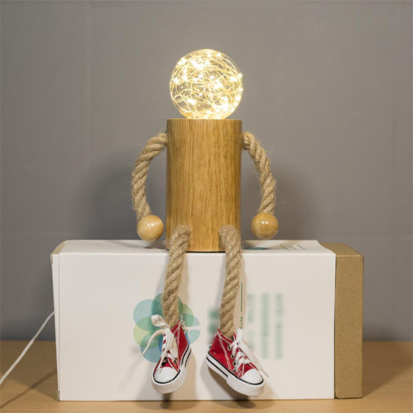 Wooden carvings Seaweed Decoration Night Light Wood Table lamp Creative  Crafts FS-T2247W : : Tools & Home Improvement