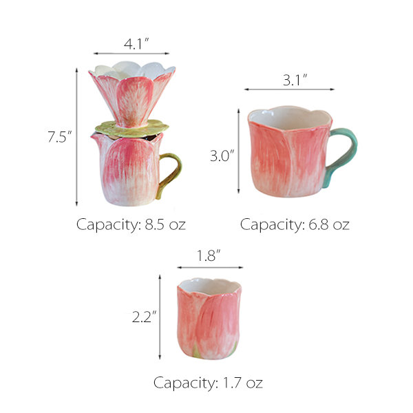 Modern Mug - Ceramic - 3 Patterns from Apollo Box