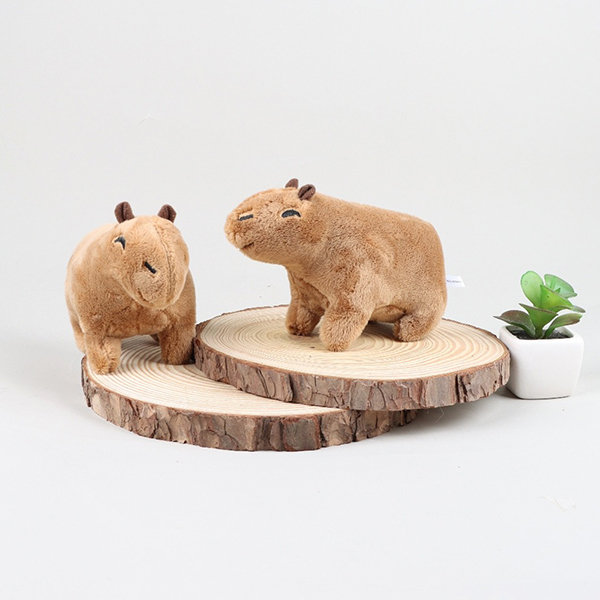 Capybara and Oranges Wood Ornament