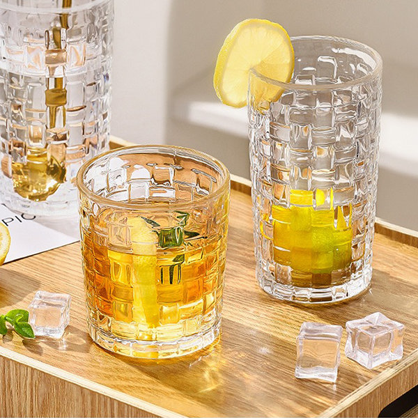 Crystal Glass Square Cup - ApolloBox