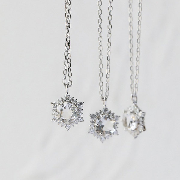 Snowflake Necklace - 925 Silver