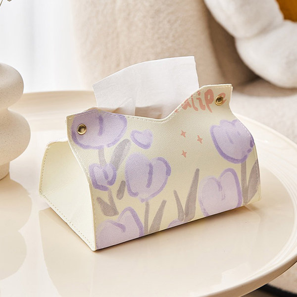 Mauve Floral Tissue Paper