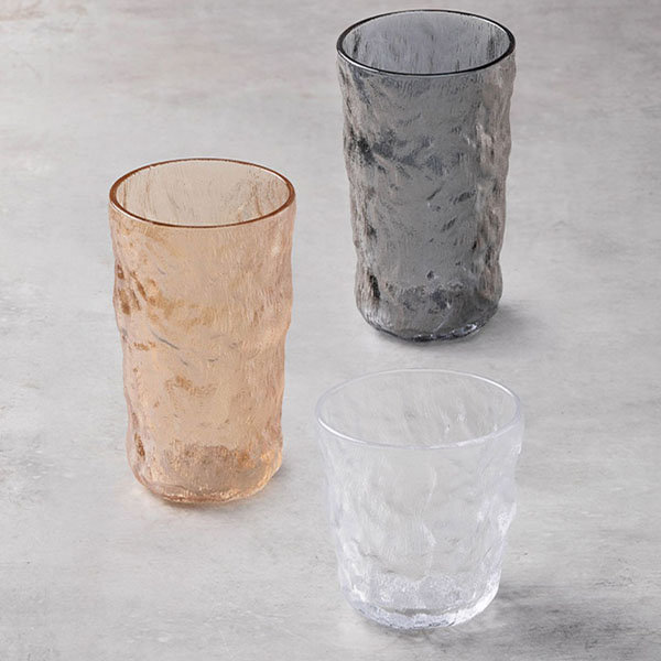 Glass Cup with Straw - Transparent - Golden Stars from Apollo Box