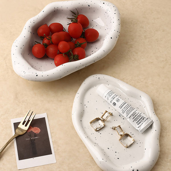 Creative Irregular Plate - Ceramic - For Breakfast - 4 Sizes
