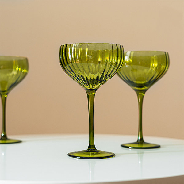 Cone Spherical Wine Glass Set - 2 Sizes Available from Apollo Box