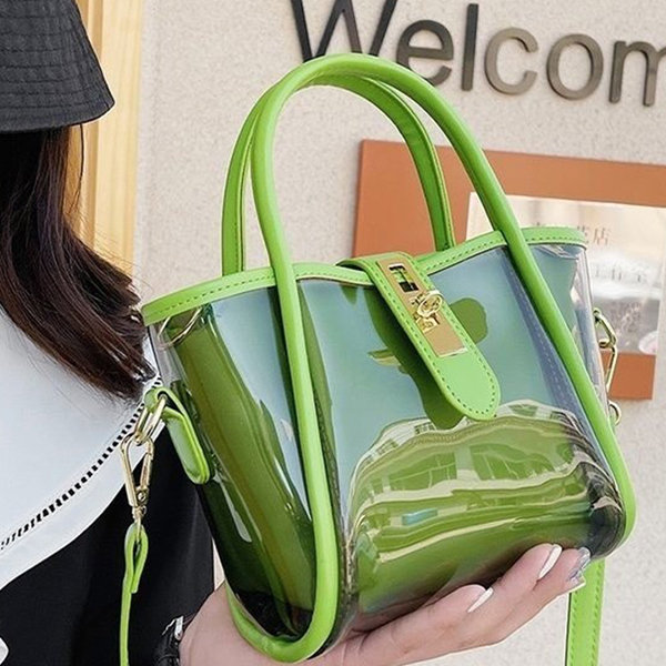 Carrying Kind Clear Cross Body Bag