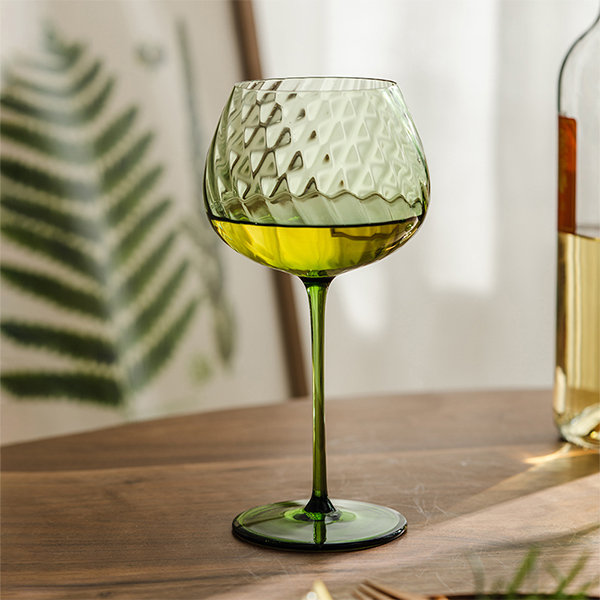 Large Wine Cup - Glass - Pink - Yellow - Blue - Green - ApolloBox