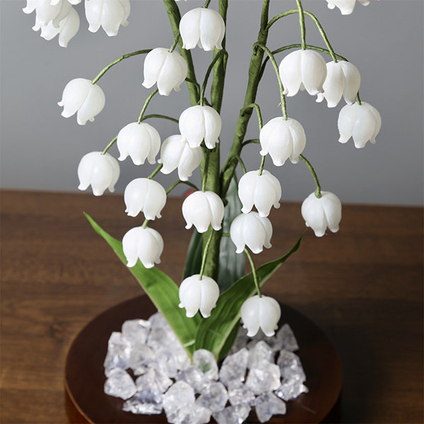 Lily of the Valley Night Light - Resin - Wood - Yahoo Shopping