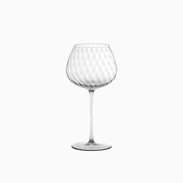 Polka Dot Champagne Coupe Glasses Set of 2 12 oz by The Wine