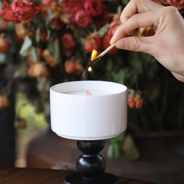 Honeycomb Shaped Candle Holder - High Quality Ceramic from Apollo Box