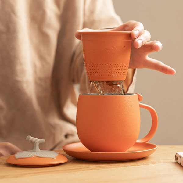 Green Bamboo Look Tea Cup from Apollo Box